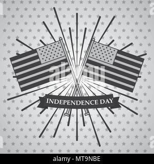 american independence day Stock Vector