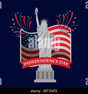 american independence day Stock Vector