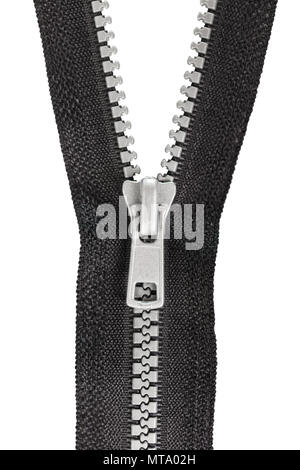Sewing clasp close-up on white isolated background Stock Photo