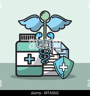 health medical related Stock Vector