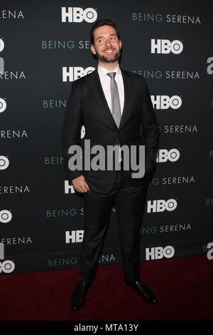 HBO New York Premiere of 'Being Serena' at Time Warner Center in New York City  Featuring: Alexis Ohanian Where: New York, New York, United States When: 25 Apr 2018 Credit: Derrick Salters/WENN.com Stock Photo