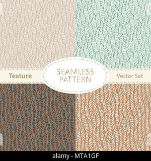 Collection of seamless pattern backgrounds Stock Vector
