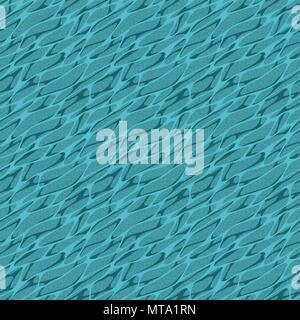 Seamless pattern with abstract diagonal sketch sea waves Stock Vector