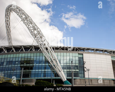 Fulham owner Shahid Khan has made a bid, thought to be worth a total of £800m, to buy Wembley Stadium from the Football Association.  The FA board discussed the approach at a meeting on Thursday.  Featuring: Atmosphere, View Where: London, England, United Kingdom When: 26 Apr 2018 Credit: Wheatley/WENN Stock Photo