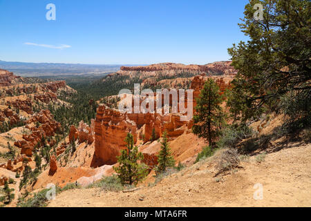 Hoodoos of Bryce Canyon in Bryce Canyon National Park, UT Stock Photo