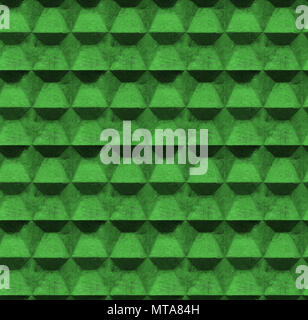 Concrete fence. Old wall covered with mud from the rain, autumn background. Green concrete with a pattern. Seamless Stock Photo