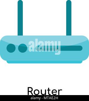 Router icon isolated on white background for your web and mobile app design Stock Vector