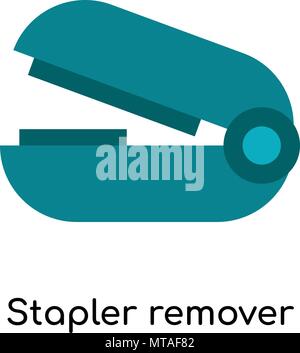 Stapler remover icon isolated on white background for your web and mobile app design Stock Vector