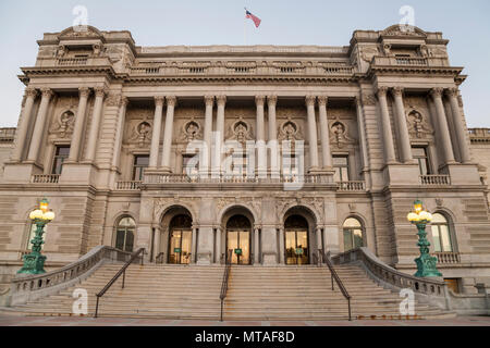 Facade of Jefferson Building, Washington DC, USA Stock Photo
