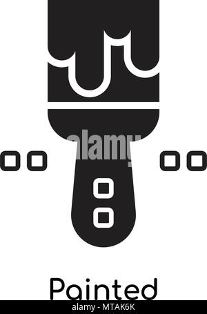 Painted icon isolated on white background for your web and mobile app design Stock Vector