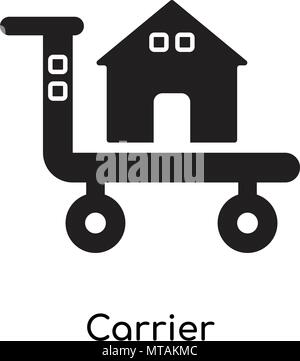 Carrier icon isolated on white background for your web and mobile app design Stock Vector