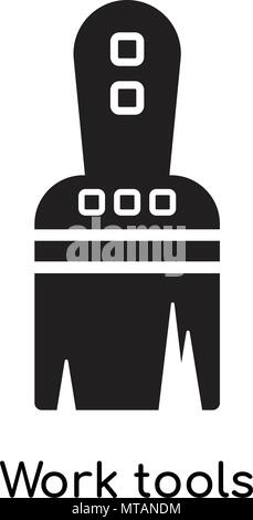 Work tools icon isolated on white background for your web and mobile app design Stock Vector