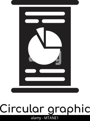 Circular graphic icon isolated on white background for your web and mobile app design Stock Vector