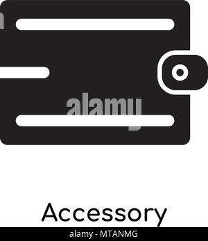 Accessory icon isolated on white background Stock Vector