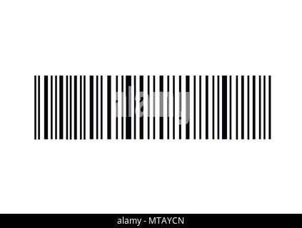 Simple bar code Stock Vector