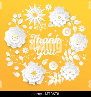 Thank you - modern vector colorful illustration Stock Vector