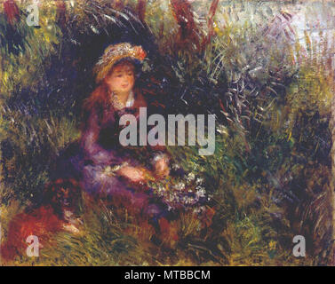 Renoir Pierre-Auguste - Aline Charigot (Later Madame Renoir) 1885 Stock ...