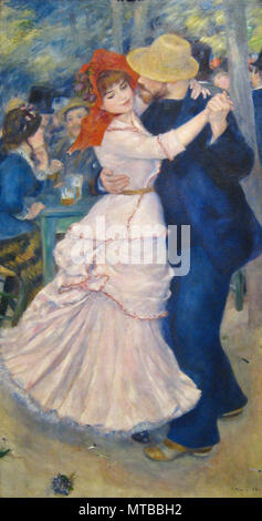 Renoir Pierre-Auguste - Dance at Bougival 1883 Stock Photo