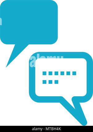 Speech bubble icon Logo template vector illustration Stock Vector
