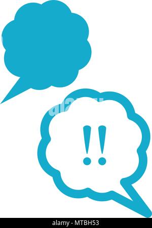 Speech bubble icon Logo template vector illustration Stock Vector