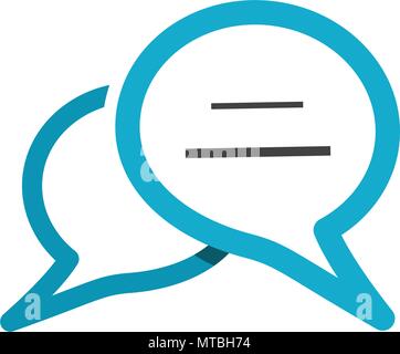 Speech bubble icon Logo template vector illustration Stock Vector