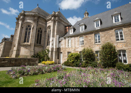 Chapelle Sainte-Anne, is attached to the former convent and monastery now a cultural centre for  Lannion, Côtes-d'Armor, Brittany, France. Stock Photo