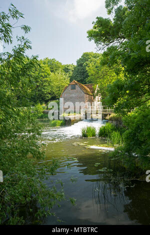 Sturminster Newton Mill on the banks of the Dorset Stour River near the town of Sturminster Newton. Dorset England UK GB Stock Photo