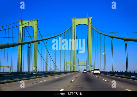 Delaware memorial bridge road in USA US Stock Photo