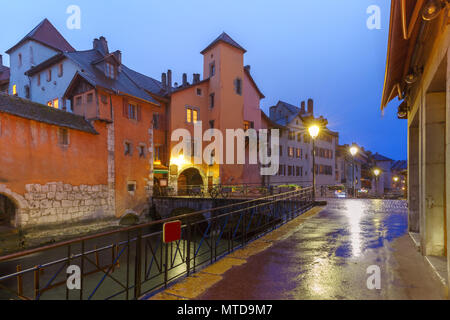 Annecy, called Venice of the Alps, France Stock Photo