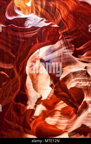 'Horse Head' in lower Antelope Slot Canyon Stock Photo