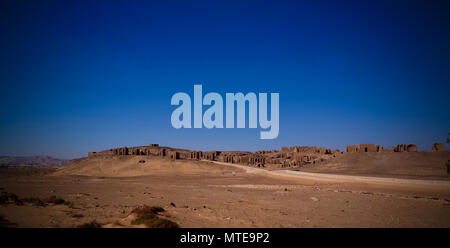 ancient Christian cemetery El Bagawat at Kharga oasis, Egypt Stock Photo