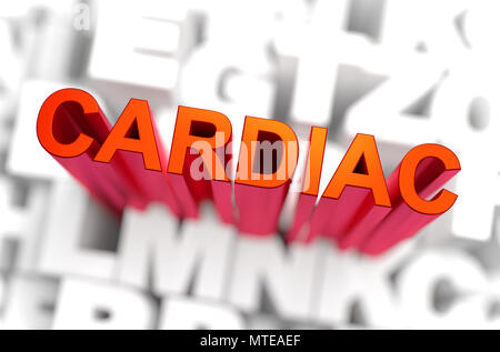 Cardiac - Medicine Concept. 3D rendering Stock Photo