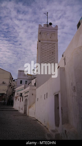 Exterior view to Mister Ramadan mosque at Casbah of Algiers, Algeria Stock Photo