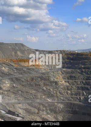 gravel production in quarry Stock Photo