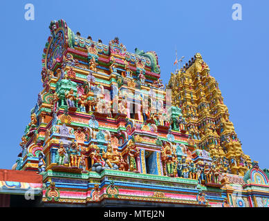 roof of Hindu temple Stock Photo