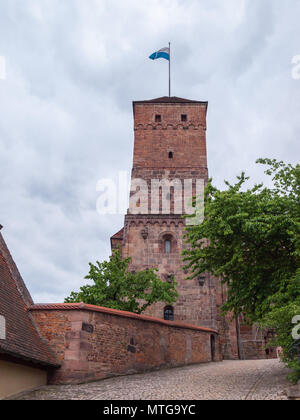 The Heathens' Tower (Heidenturm) at the Nuremberg Castle (Nürnberger Burg), Germany Stock Photo