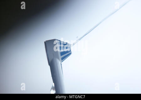 Dental water spray cleaner for interdental hygiene. Stock Photo