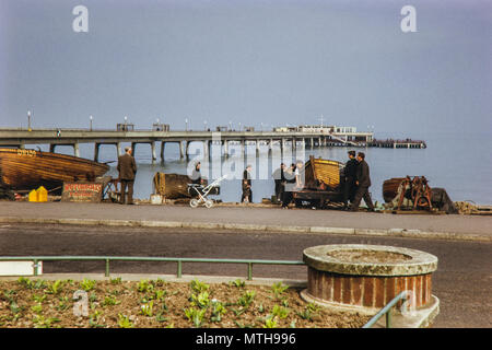 April 1965 Deal Pier, Kent Stock Photo