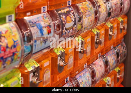 Capsule Toy vending machine Stock Photo