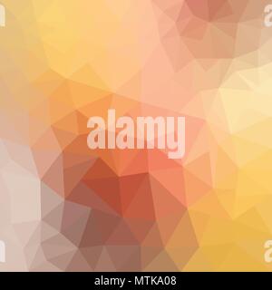 Light Yellow, Orange vector polygon abstract pattern. Geometric illustration in Origami style with gradient. A completely new template for your business design.. Stock Vector