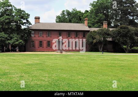 The Peyton Randolph House in Colonial Williamsburg, Virginia Stock Photo