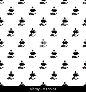 Money protection pattern vector seamless Stock Vector