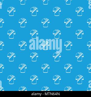 Shirt football pattern vector seamless blue Stock Vector