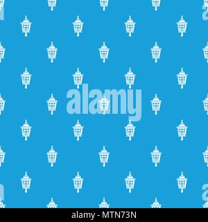 Mosquito trap pattern vector seamless blue Stock Vector