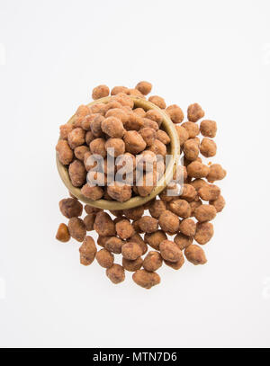 peanuts or roasted peanuts on a background Stock Photo