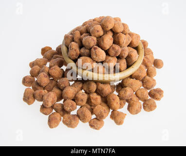 peanuts or roasted peanuts on a background Stock Photo