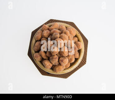 peanuts or roasted peanuts on a background Stock Photo