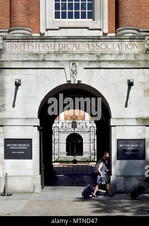 BMA House - British Medical Association Headquarters - Tavistock Square, Bloomsbury, London, England, UK. Stock Photo