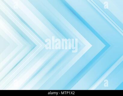Abstract technology corporate arrows blue background. Vector illustration Stock Vector