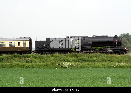 USA class S160 steam locomotive No. 5197 on the Gloucestershire ...